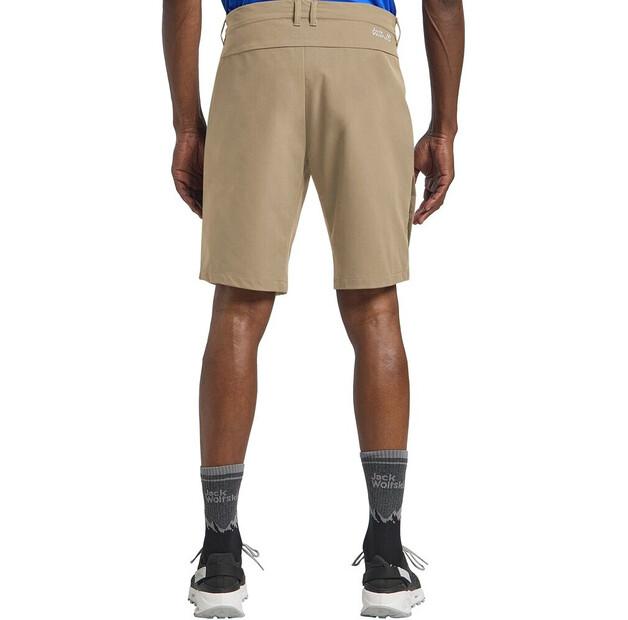 Jack Wolfskin Pico Trail Shorts Men Hiking Shorts Hazel Wood (A63908_A0082) Beige/brown