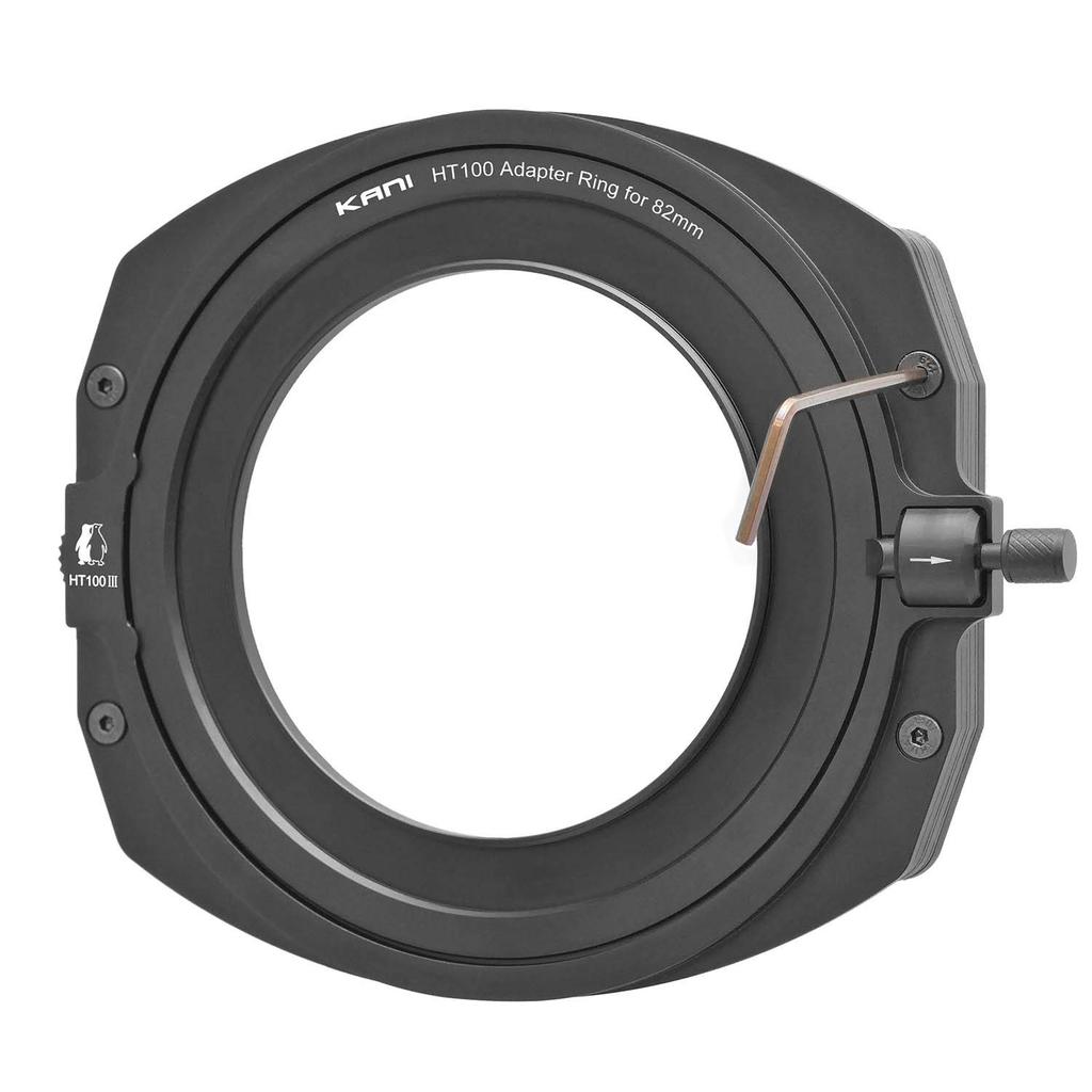 KANI HT100 III Filter Holder with CPL Set for 100mm Square Holds up to 3 Square Filters on 82mm Includes and 77mm and Includes a Storage Aluminum