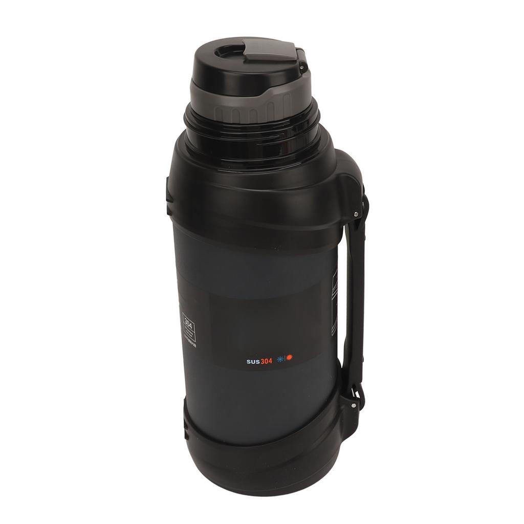 Vacuum Water Bottles 2000ml Stainless Steel 24 Hours Warm Portable Insulated Bottle with Cup Strap