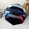 1PC Custom Name Car Artwork Automatic Folding Umbrella Compact Travel Umbrella for Men & Women, Ideal Gift for Christmas, Birthdays, Halloween
