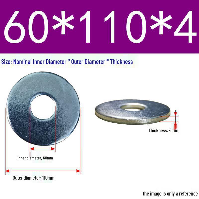 Galvanized Flat Metal Washer Spacer M3-M60