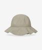 Bajal Va Curved Logo Round Frill Bucket Hat Beige