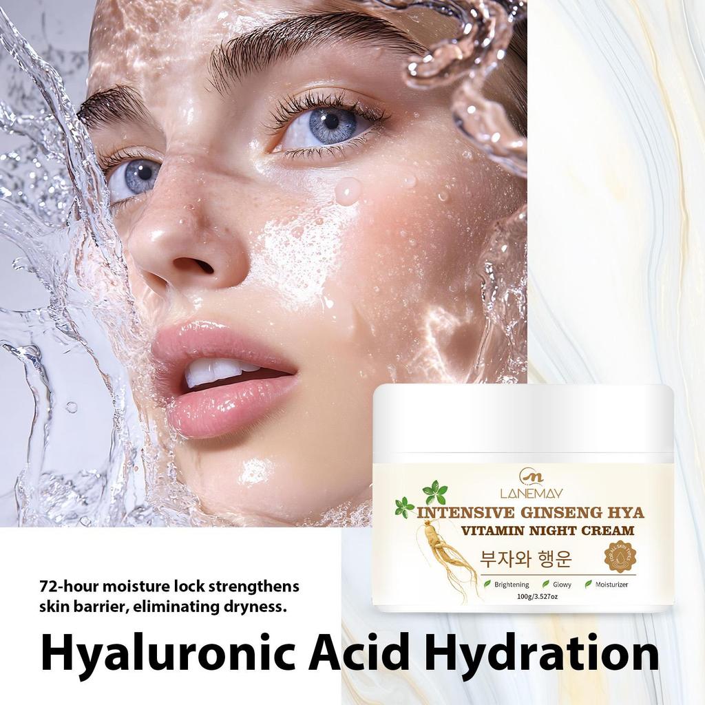 Vitamin C Night Cream- Deeply Hydrates and Firms the Skin, Even Out the Skin Tone, Suitable for All Skin Types As a Night Moisturizer,100g