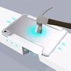 For iPad Air 11 (2025)/(2024) Case Origami Stand PU Leather Clear Back Tablet Cover with Pencil Holder