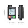 Water Timer Garden Hose Sprinkler Timer 10 Programmable Automatic Rain Delay 3.3 Inch LCD Screen IP54 Rainproof