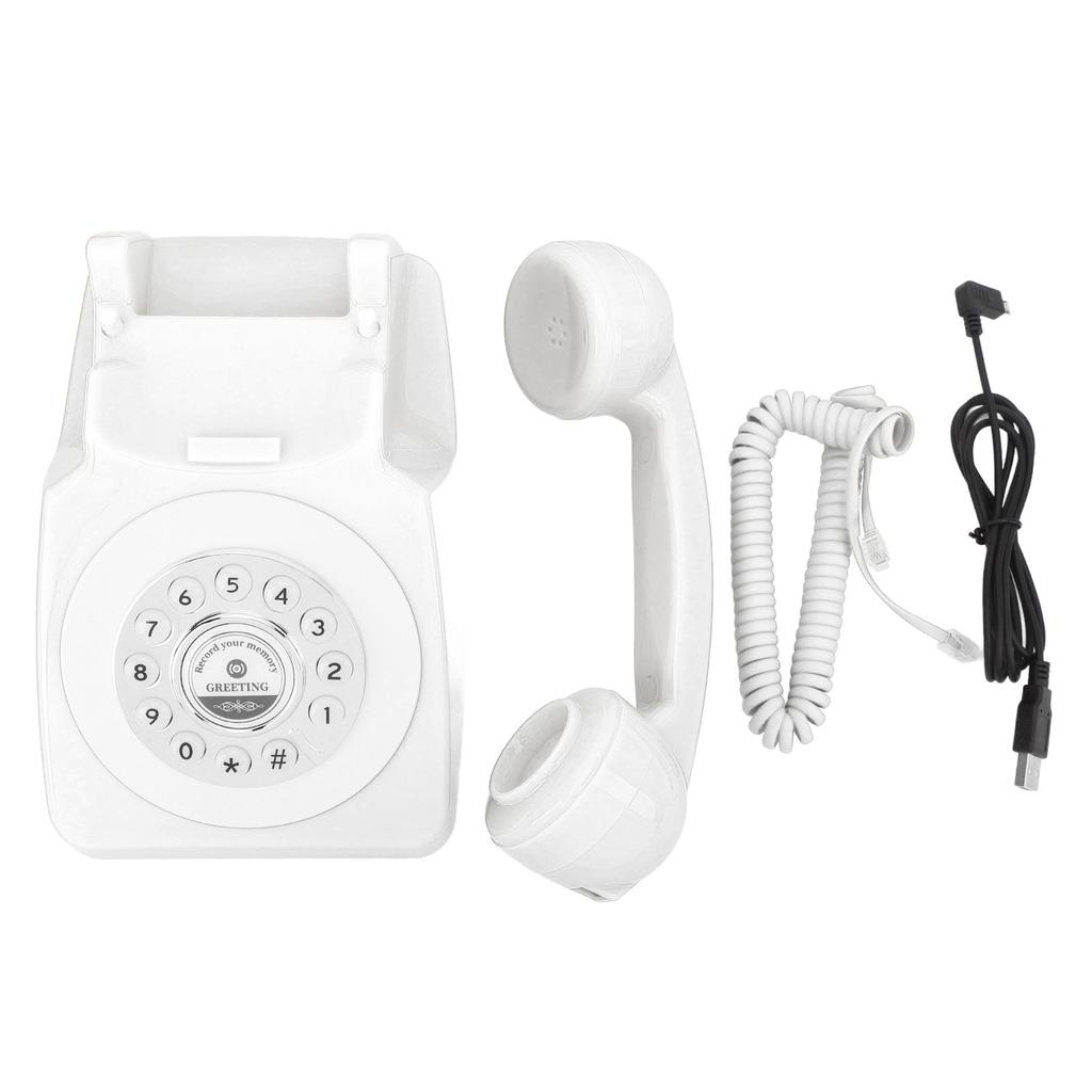 Audio Guest Book Phone Clear Sound Convenient Use Audio Message Recording Telephone for Wedding Even