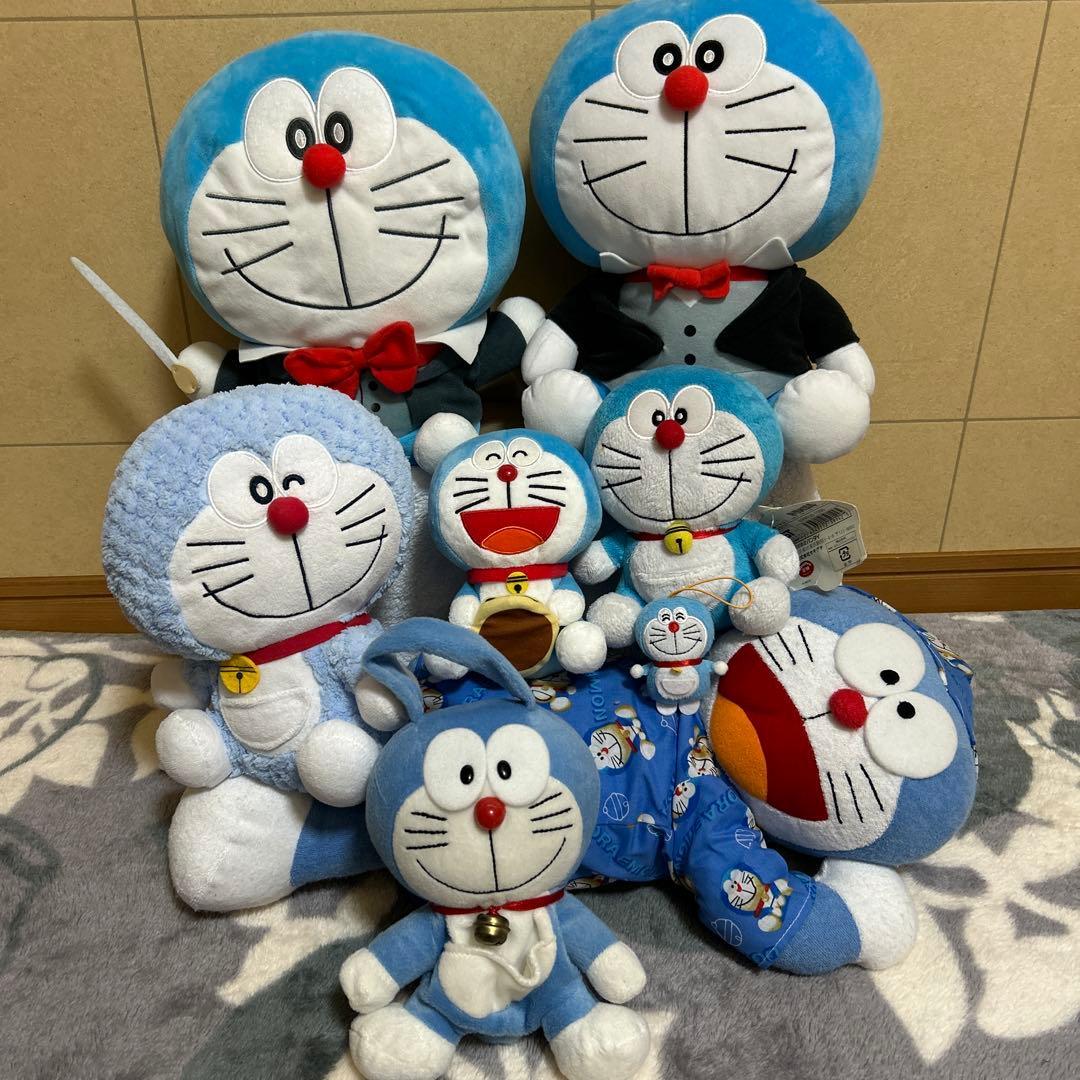 Doraemon stuffed toy bulk sale body pillow puppet pouch pen embroidery Sekiguchi