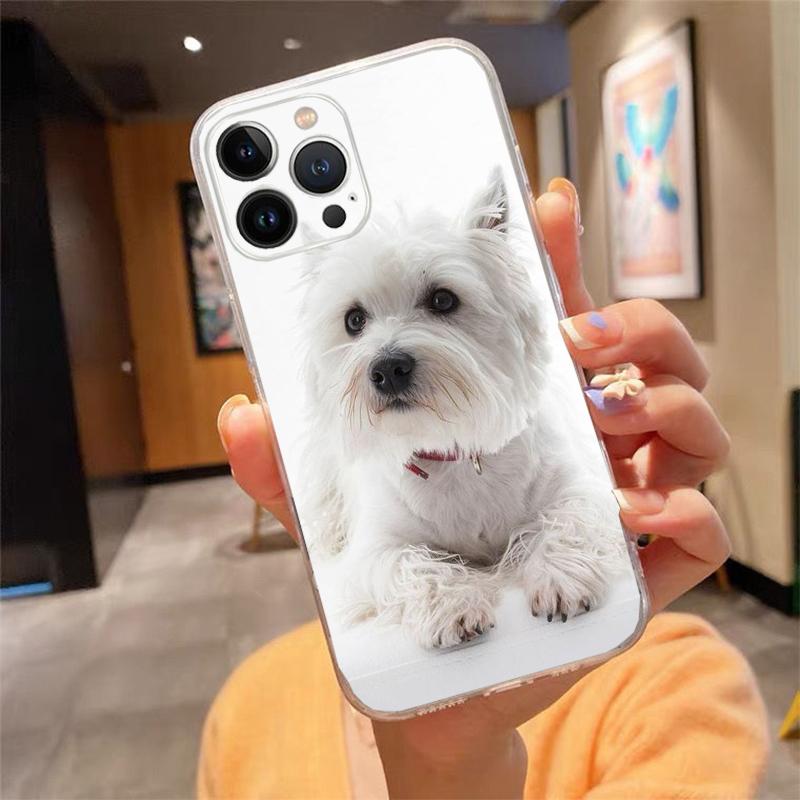 Phone Case For Iphone 17 Pro Max Air 16 15 14 13 Pro Max 15 16 Pro 15Plus Cute Yorkshire Terrier Dog Case Funda Capa Cell