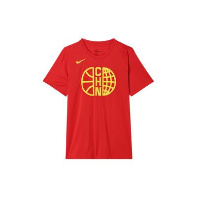 Solid Color Round Neck Logo Print Quick-Dry Short Sleeve T-Shirt Men Tops Comet-Red Travel-Yellow FZ4596637