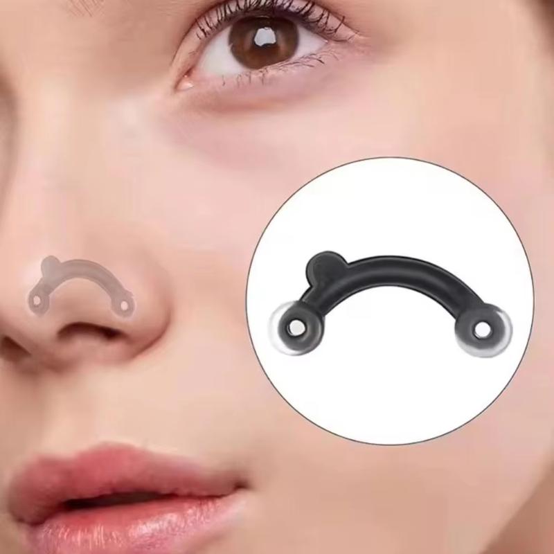 1 Set Elastic 3 Size Nasal Bridge Straightener Invisible Nose Shaper Pain Free Acrylic Nose Clip Corrector