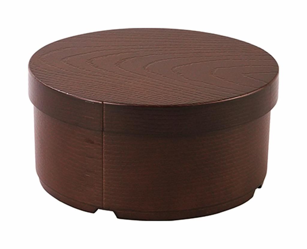 Kakusei Bento Magewappa Dishwasher and Microwave Includes Elastic Made in Box, Style, Round, 500ml, Safe, Band, Japan, TW-06