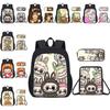 Cartoon Backpack For Kid With Graphic Design And Large Capacity Daily For