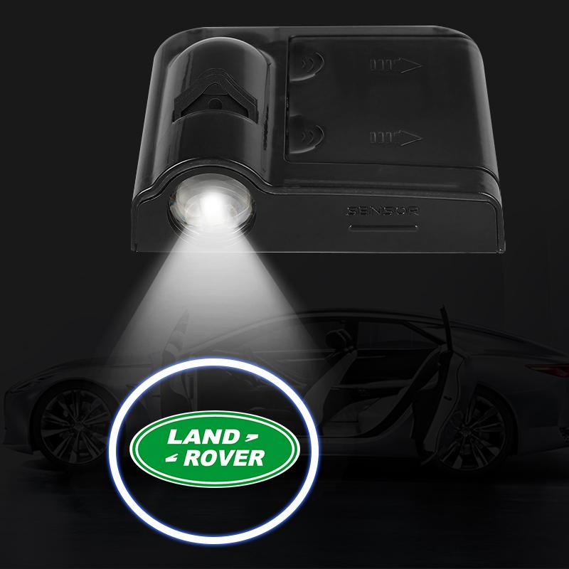 1/2pcs LED Car Door Courtesy Light Projector Welcome Lamp Car Badge for Land Rover Range Rover Defender Freelander Discovery 1 2 3 Evoque Rover L32