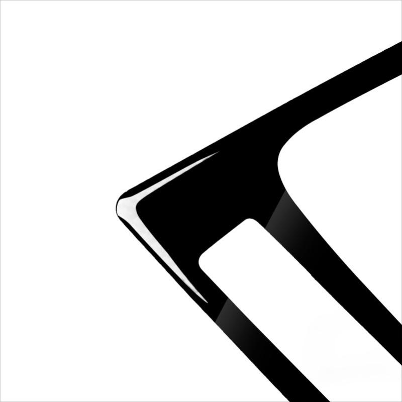 Suitable for BMW 3Series E46 Central Control Panel Piano Black Car Modification Decoration Bright Black Car Interior Accessories