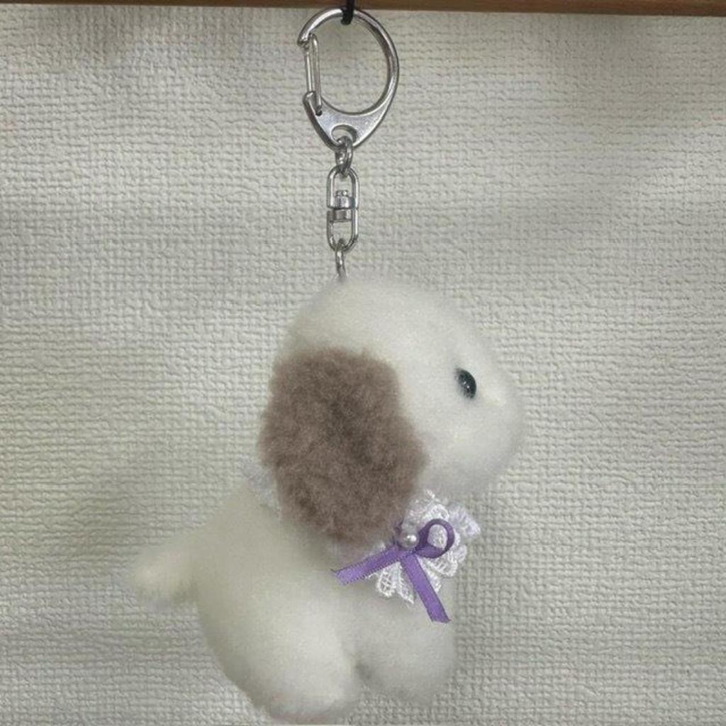 Bamboo Shoot Fluffy Series Dog White 50009 Approx. H10cm