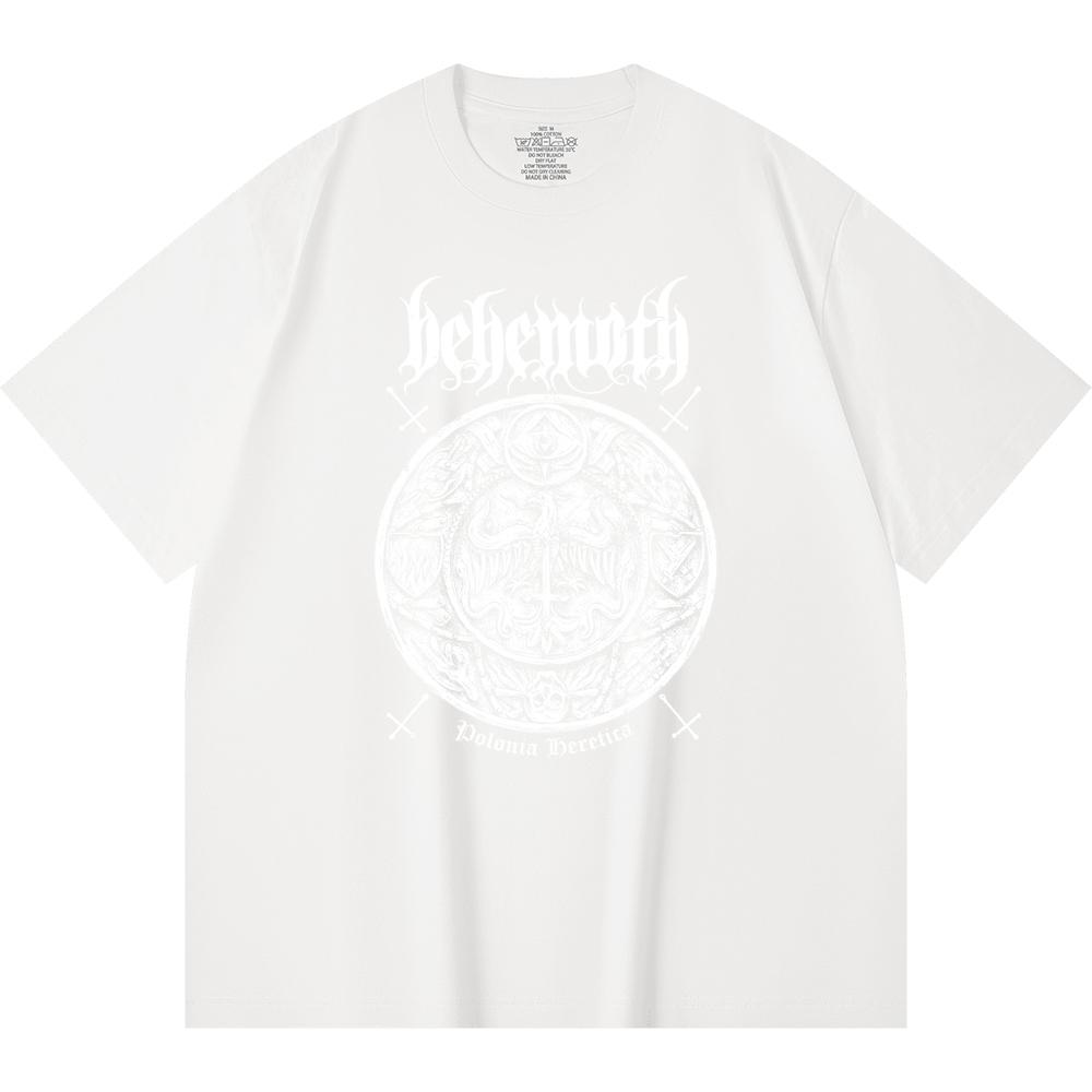 230 Gsm 100% Cotton Heavy Metal T-Shirt Rock Band Popular Music Print Unisex Heavy Cotton T Shirt