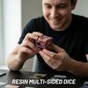 Premium Resin Polyhedral Dice With  Eye, Ideal For Tabletop RPGs