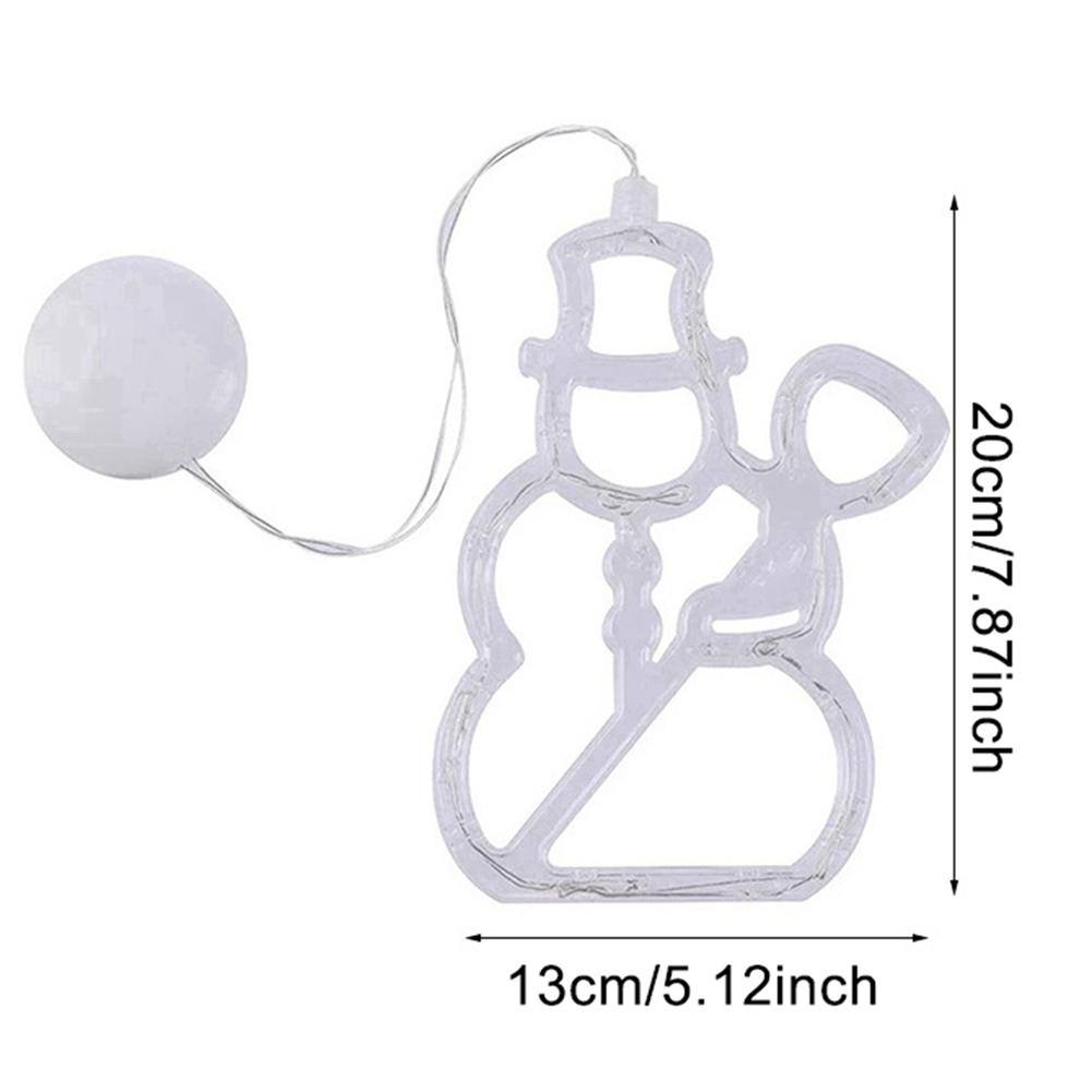 4pcs LED String Lights Room Party Festival Decorative Lights 3 AAA Batteries Powered