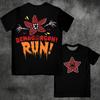 Eddie Munson Stranger Vintage Print T-shirt Demogorgon Cannibal Flower Hawkins Graphic Tee Y2K Streetwear Women's Tops Harajuku