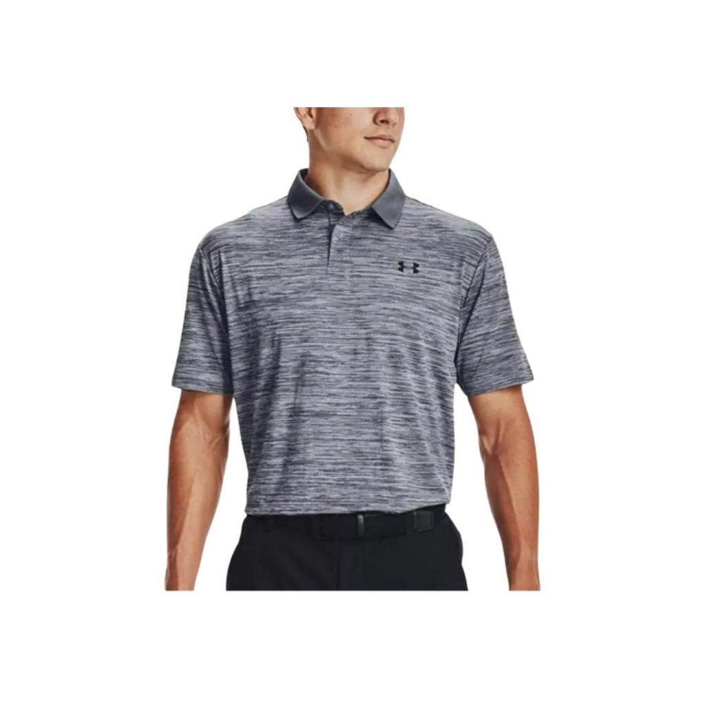 Under Armour Polo Short Sleeve Shirt Men Tops Gray 1342080-035