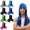 UV Protection Cooling Hoodie Absorbent Sun Protection Towel Workout Quick-Drying Towel  Cycling