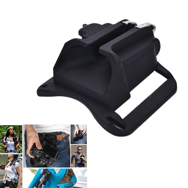 1/4" Screw Camera Waist Spider Belt Holster Quick Strap Buckle Dull For Camera