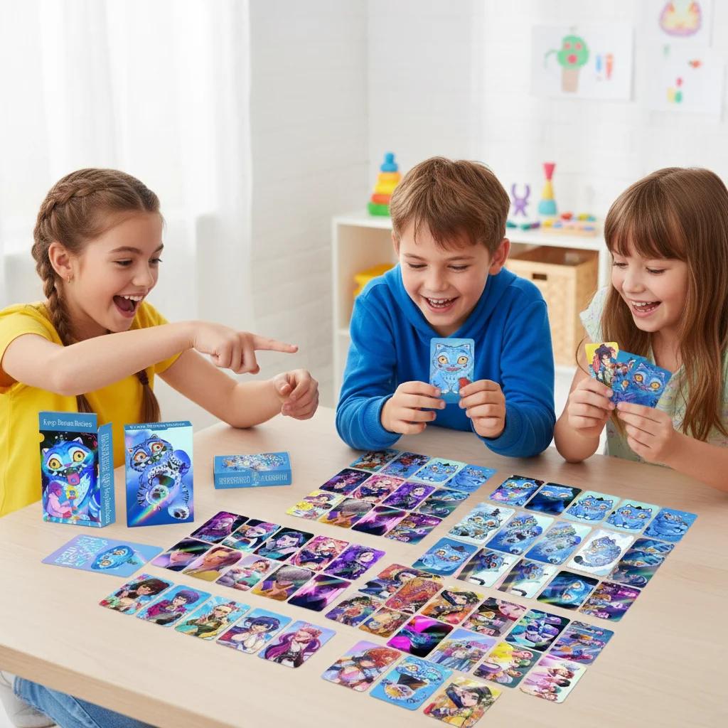 Anime K-Pop Demon Hunters Lomo Card and Stickers Girls Boys Group HD LOMO cards Fans Collection waterproof decorative