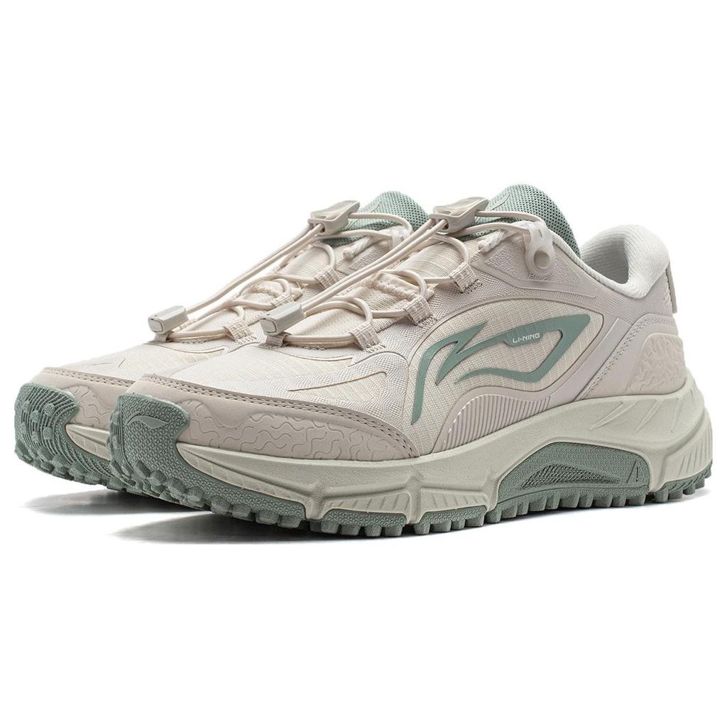Li-Ning Yijie Lite V2 Comfortable Versatile Shock Absorption Low-Top Running Shoes Women Sneaker Pearl-White ARNT010-2