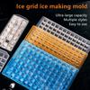 96 Grid PP Ice Tray Cubes Foldable Ice Mold Ice Breaker Ice Grid Tray Small Square Mold Ice Maker PP Mold Outdoor Tableware