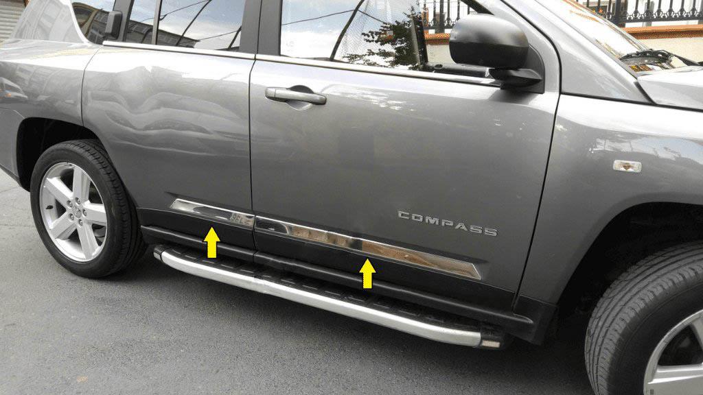 

Titiz door molding (stainless steel) for Jeep Compass 2006-2016