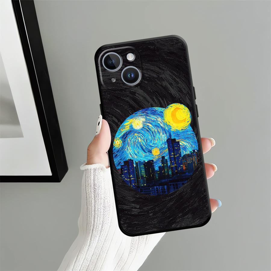 Creative City Pattern Case for Apple iPhone 17 Pro Max 12 11 14 16 XR XS MAX Air 13 15 Pro 7 8 Funda Phone Cover