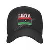 Baseball Cap Libya Flag Libyans Fans Country Map Wild Sun Shade Peaked Adjustable Outdoor Caps for Unisex Women