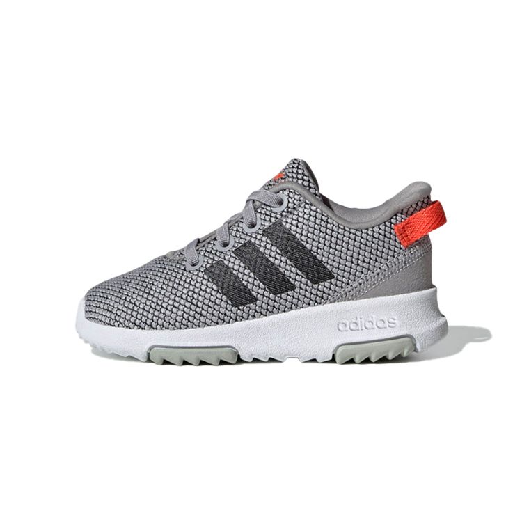 Adidas Neo Racer TR21 Breathable Low-Top Walking Shoes Baby Shoes Gray Black EE9010