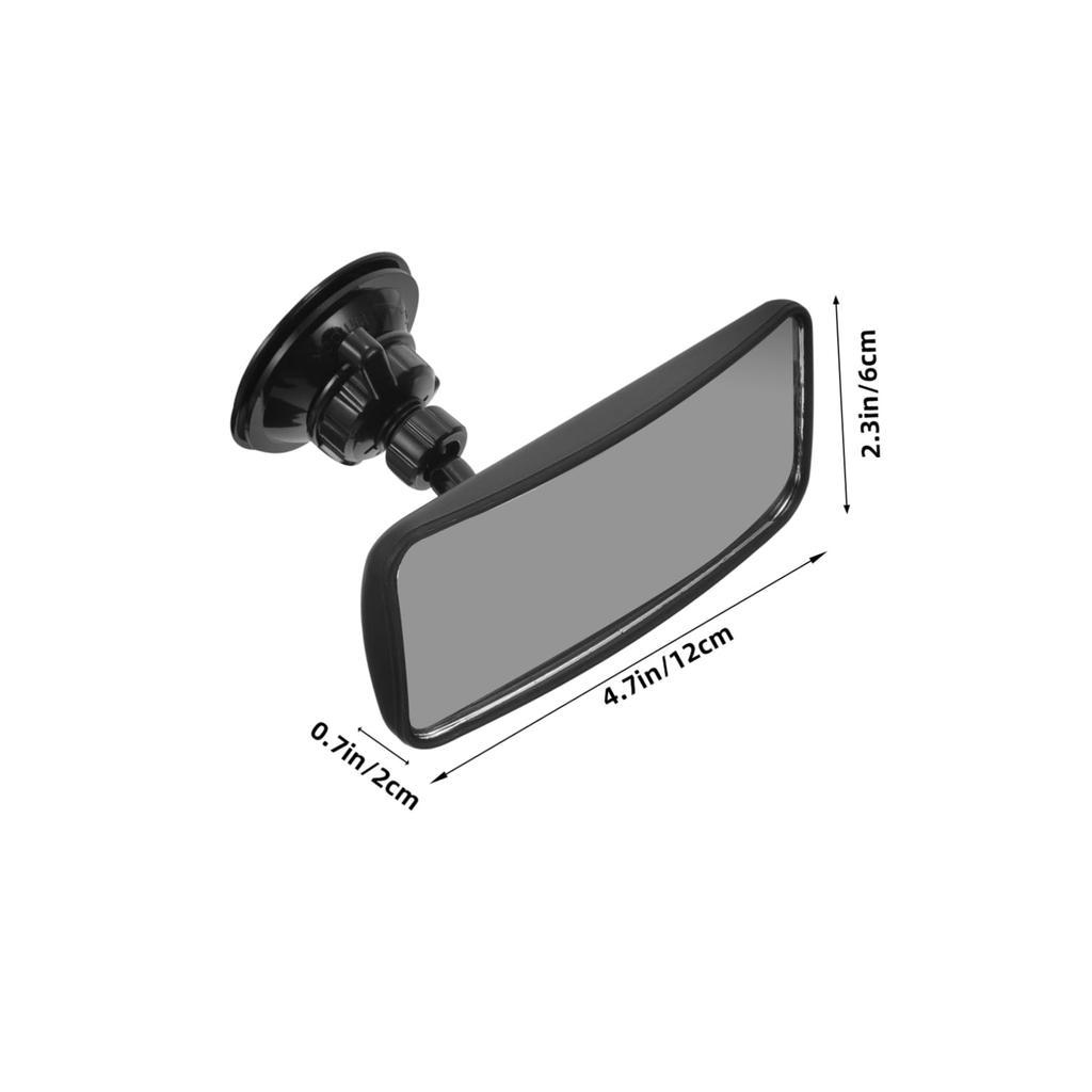 ERINGOGO Observation Mirror Inside Car Adjustable Car Rear Mirror Adjustable Suction Cup 7 Cup