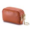 First layer cowhide change bag, mini cute ladies small wallet, multi-functional coin bag, zero + bag keychain.