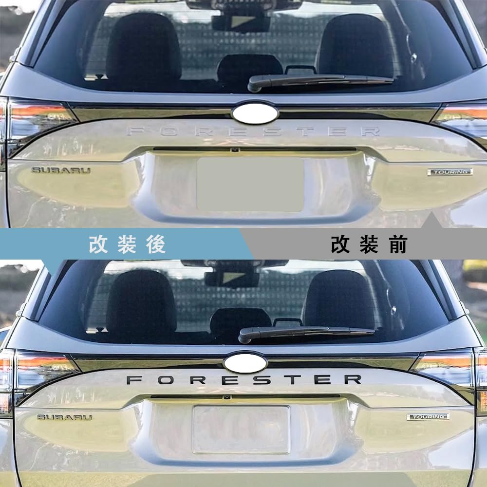 MEKOMEKO New 3D Metal Hybrid Car Sticker Emblem Badge Logo FORESTER Emblem ABS Plastic