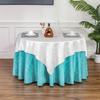 Hotel Tablecloth Double-Layer European-Style Household Jacquard Large Round Table Hotel Restaurant High-End Round Dining Table Cloth Fabric Tablecloth