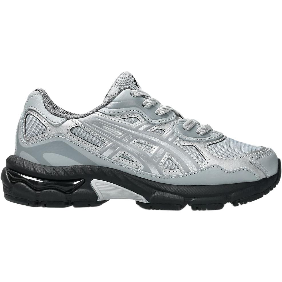 Asics Gel-Nyc Sportstyle Comfortable Durable Running Shoes Kids Sneakers Gray Silver 1204A192-020
