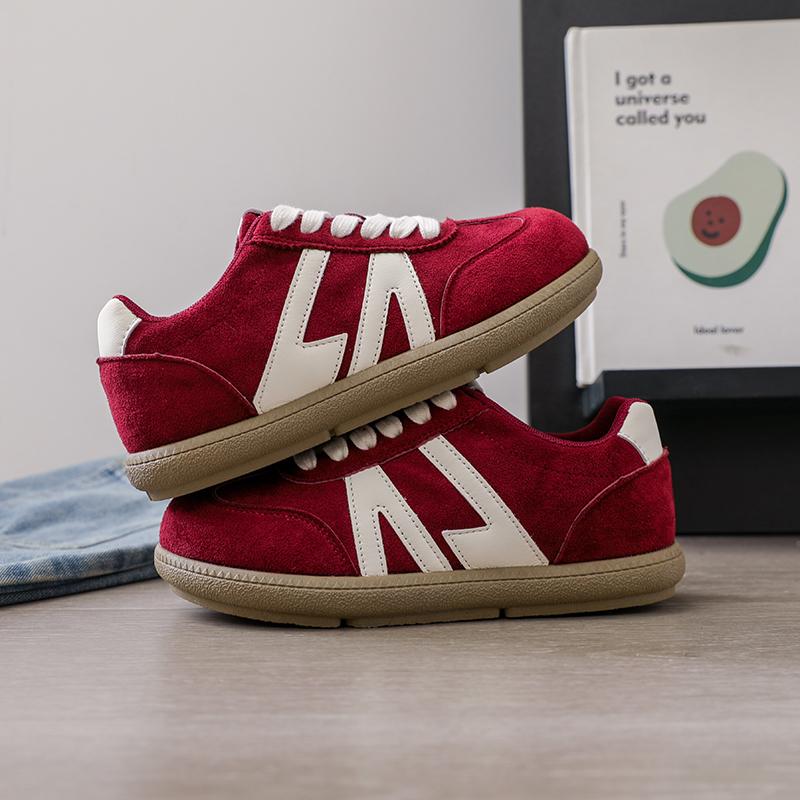 Fashion 2025 New Spring and Autumned Thick-soled Lightweight Sneakers for Women All-match  Popular Retro Sport Leisure Shoes Hot Sale