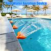 Aeratore per Piscina Sprinkler Aeratore a Coda di Pesce Fontana Rinfrescatore Estivo Sprinkler Filettatura Universale da 3/4"