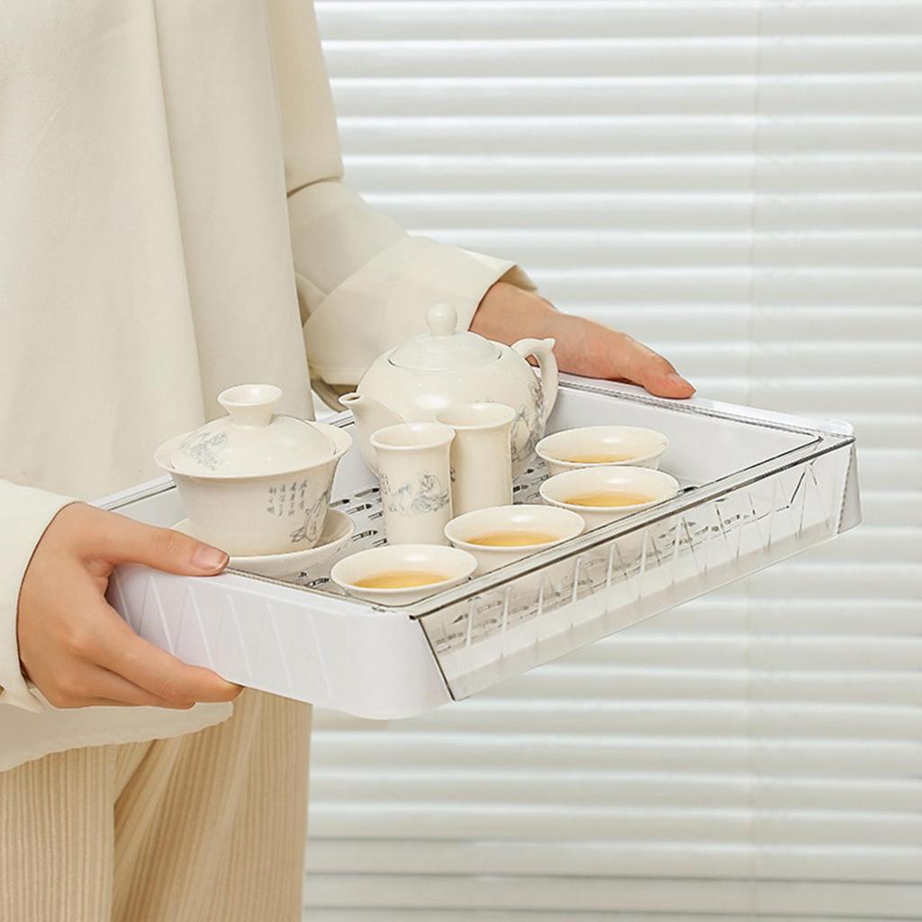 Mug Drying Rack Storage Organizer Tray for Cabinet Kitchen Countertop
