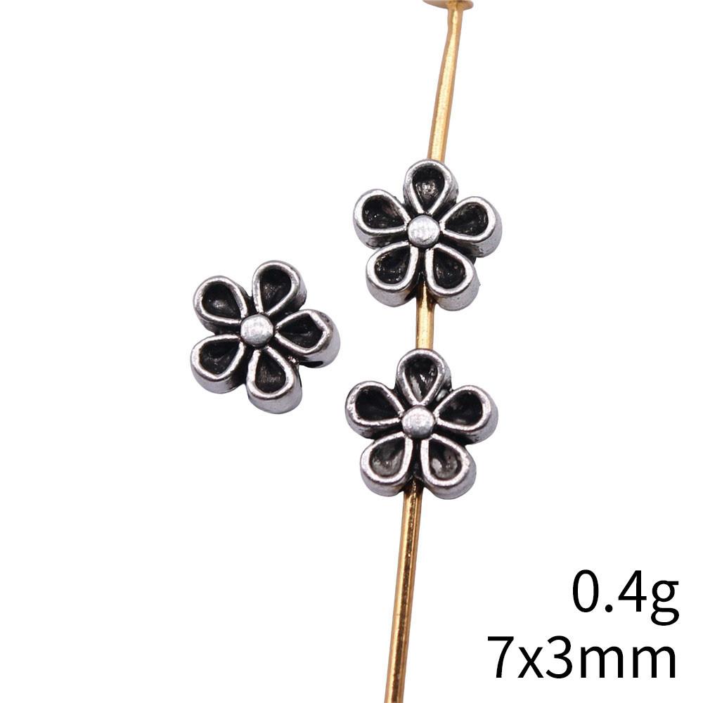 Bead Material Jewelry & Accessories Flower Small Hole Beads Spacer Accessories Parts Beads Jewelry Making Findings For Diy