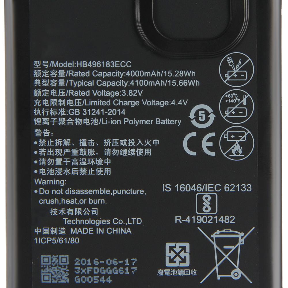 New Replacement Battery HB496183ECC For Huawei Enjoy 6 NCE-AL00 4100mAh