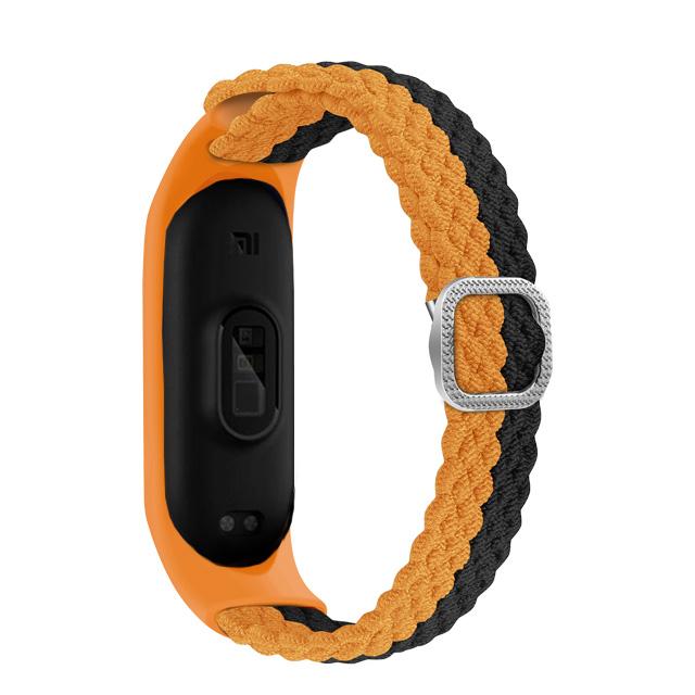 Bracelet for Mi band 10 8 7 6 Strap Elastic adjustable Nylon Braided Miband4 miband 5 correa Wristband for xiaomi Mi band 3 7 9
