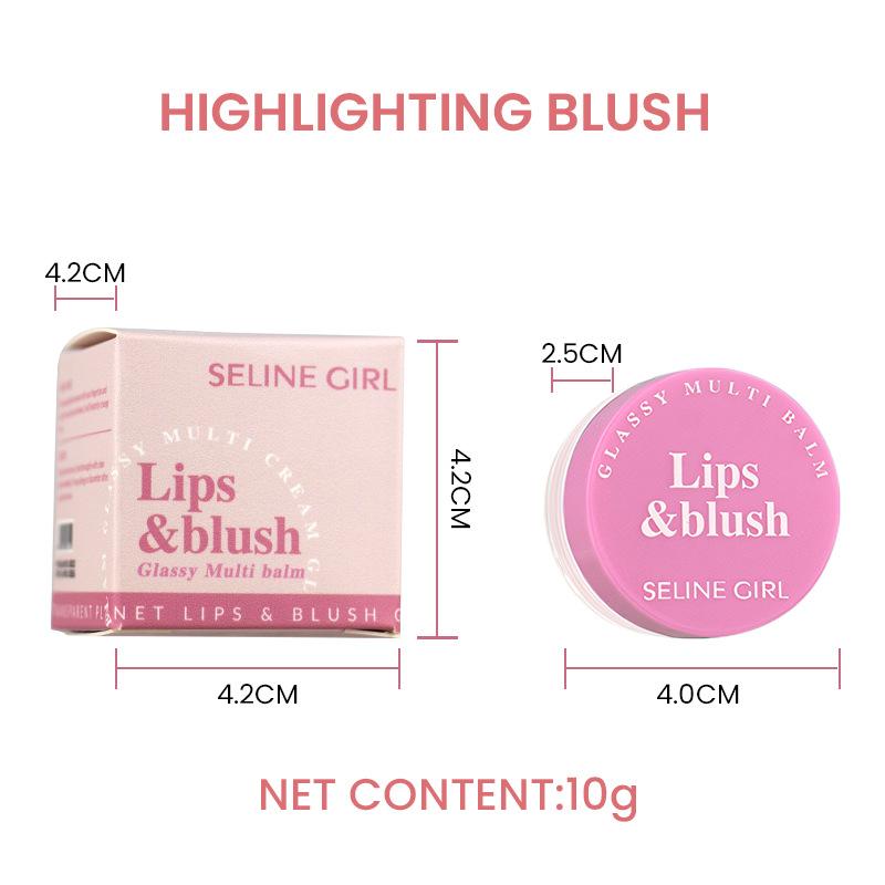 SELINE GIRL natural temperature change blush gradual change rouge matte solid blush cream natural grooming beauty 1