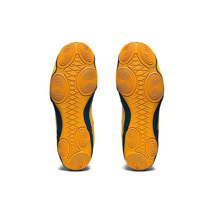 Asics Kiko Kostadinov X  Classic Color Block Synthetic Leather Low Top Casual Running Shoes Women sneaker Yellow Blue 1022A337-100