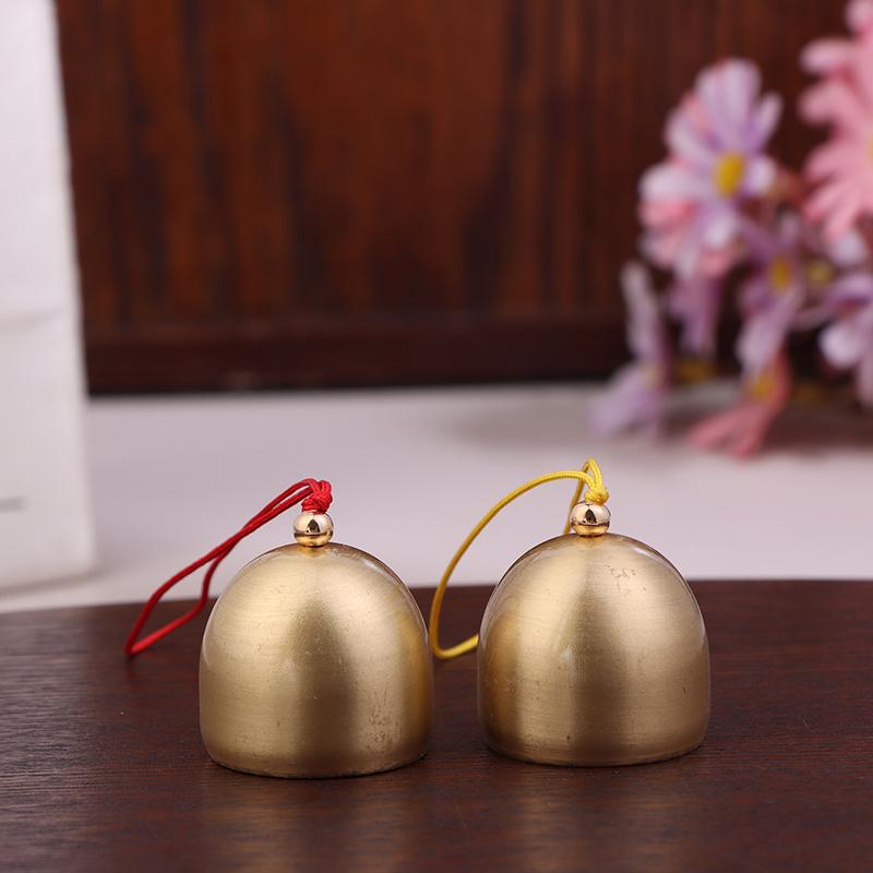 Messingglocke Windspiel Anhänger DIY Handgemacht Weihnachts-Windspiele Glocke Zuhause Jahresdekoration Diebstahlsichere Türklingel Klingel
