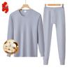 Elderly Winter Warm Round Neck Lounge Set