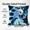 UUndertale Game Cushion Cover Plush Fabric Soft DoubleSided Printed Sofa Warm Winter Home Child Gift Pillow Case