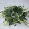 Umělý věnec Svíčka Prsten Umělé listy eukalyptu Jarní zeleň Věnec Pilíř Svíčka Domov